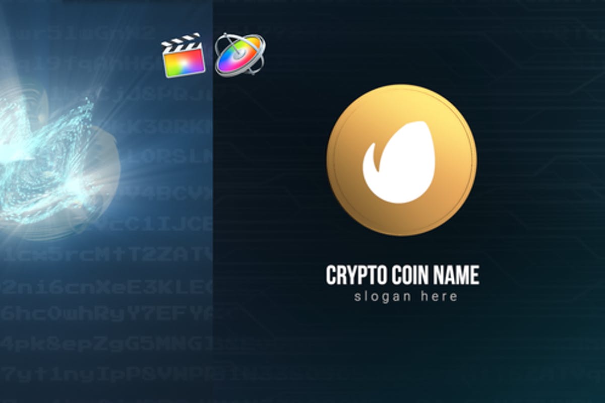 Crypto Coin Logo Reveal for Final Cut Pro