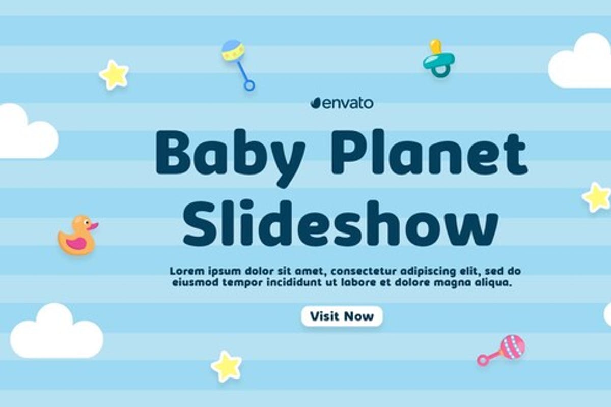 Baby Planet Slideshow (MOGRT) for Premiere Pro