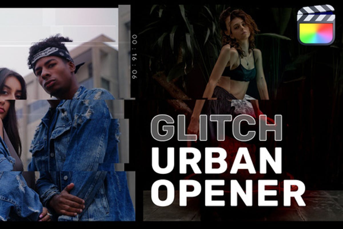 Glitch Urban Opener For Final Cut Pro