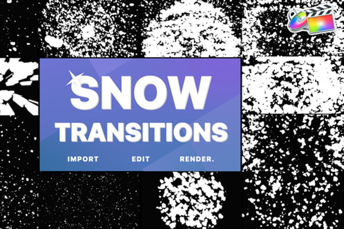 Snow Transitions For Final Cut Pro