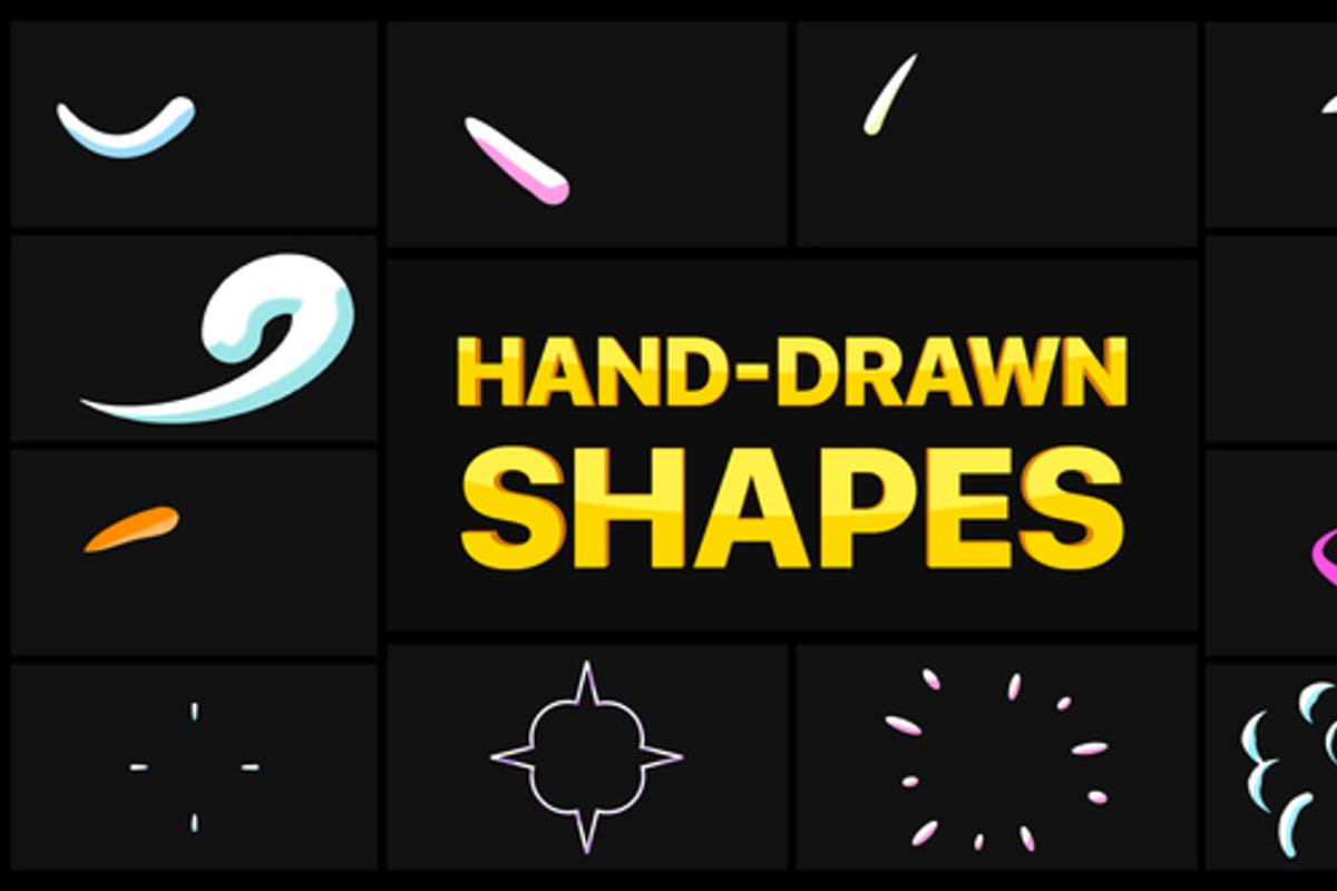 Hand-Drawn Shapes Pack For Final Cut Pro