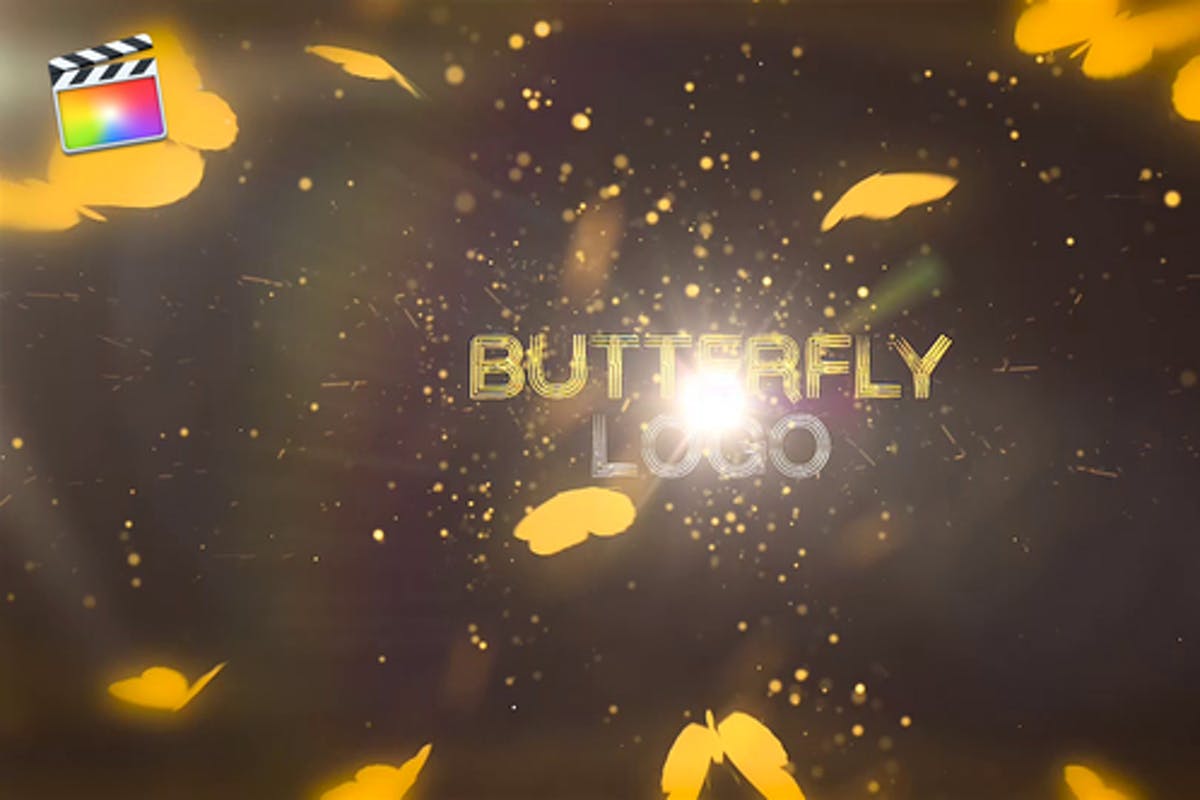 Butterfly Logo Reveal For Final Cut Pro