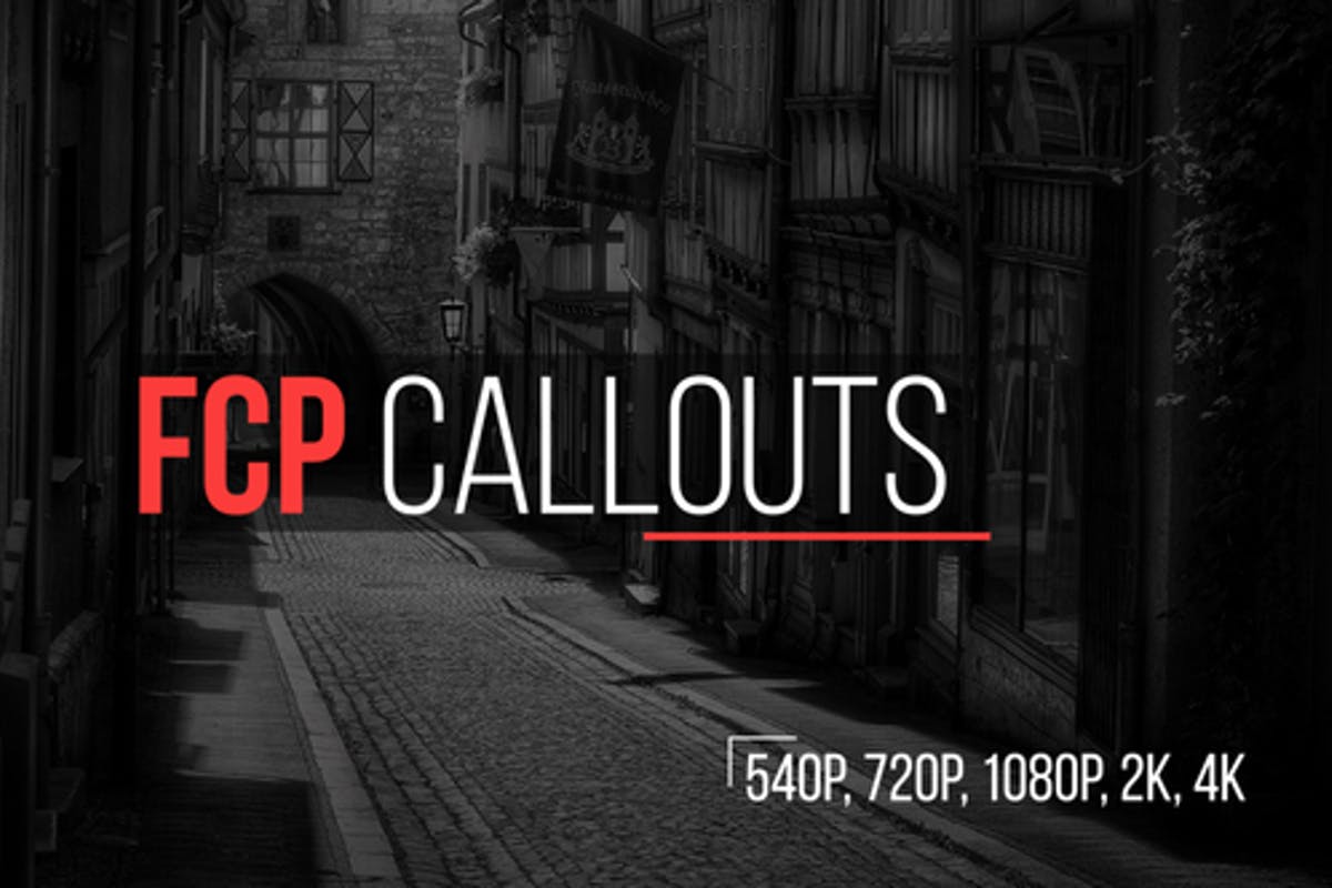 FCP Callouts For Final Cut Pro