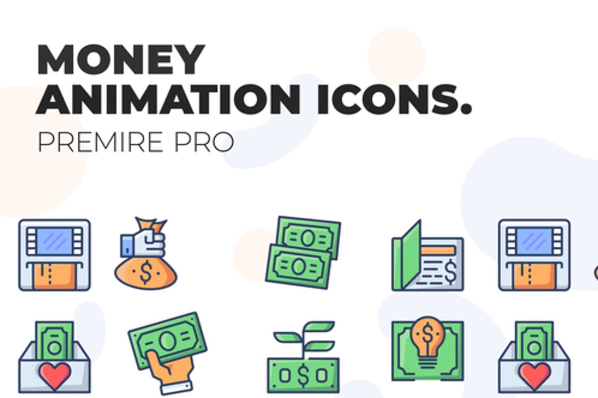 Money - MOGRT UI Icons for Premiere Pro