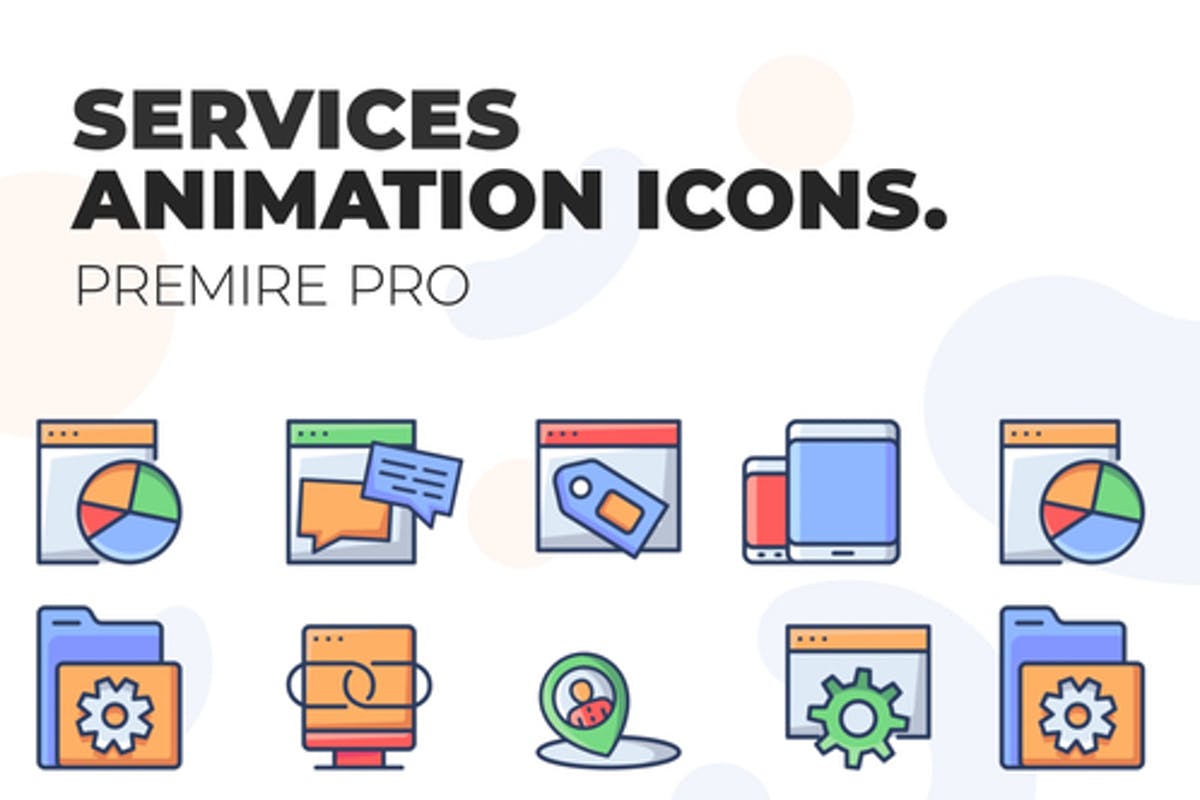 Web services - MOGRT UI Icons for Premiere Pro