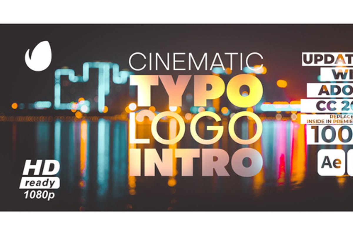 Cinematic Typo Logo for Premiere Pro