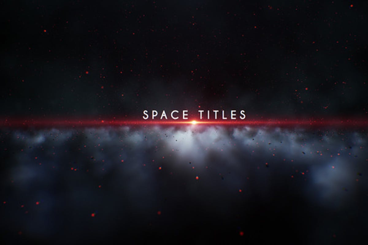 Space Titles For After Effects