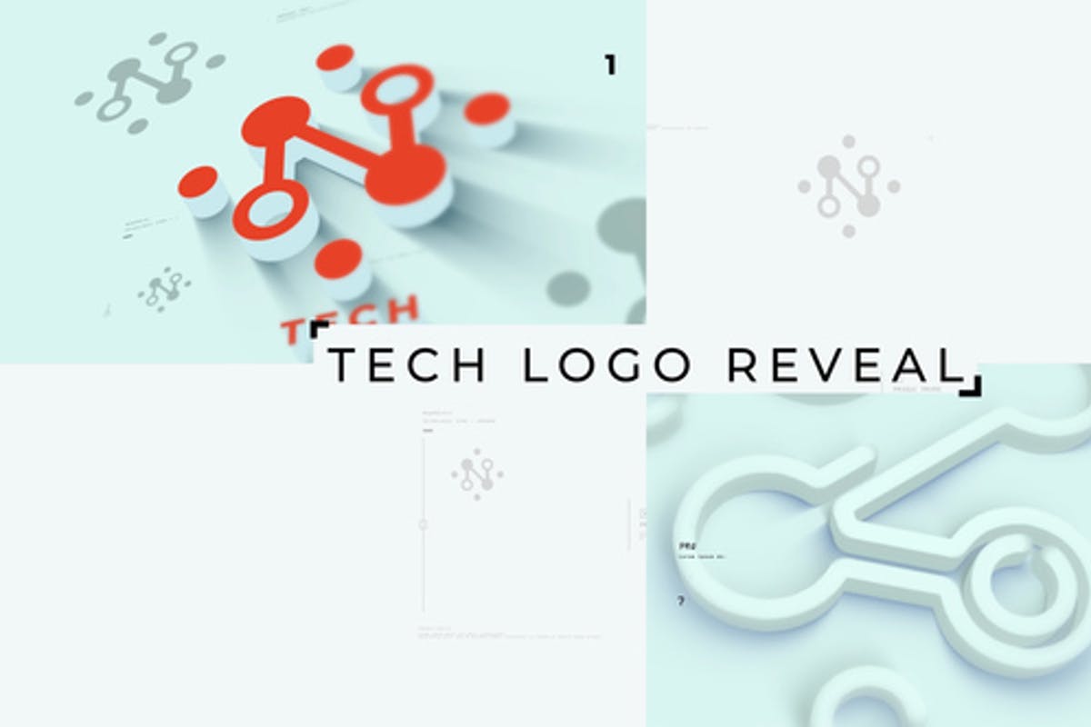 Tech Logo Reveal For After Effects