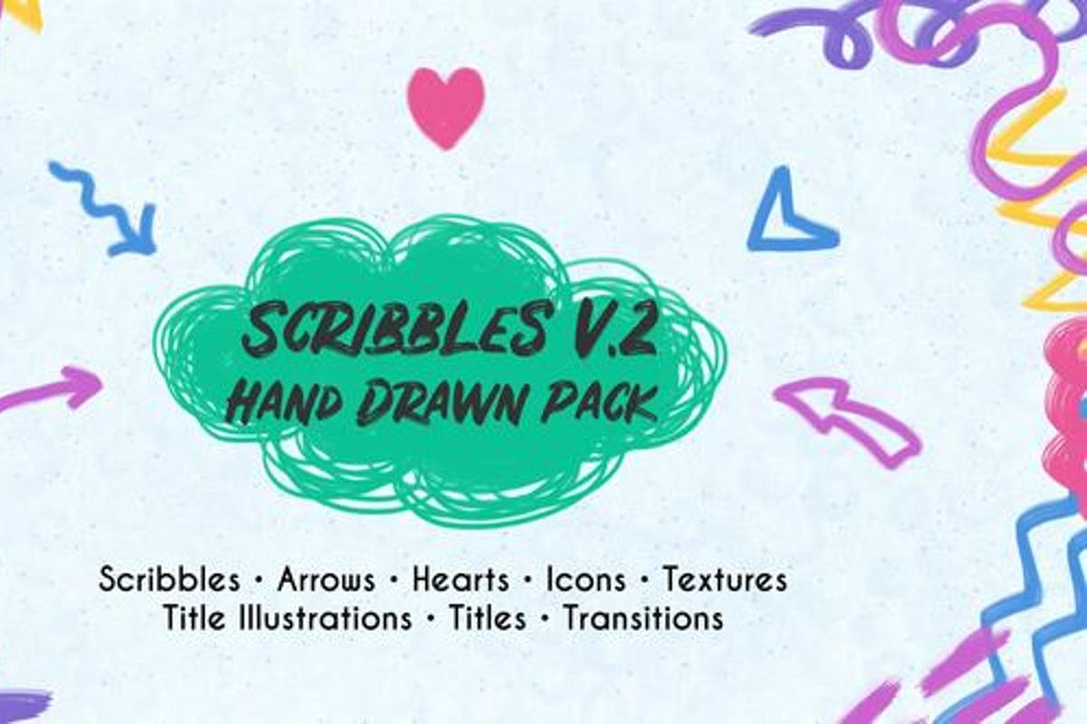 Scribbles v.2. Hand Drawn Pack