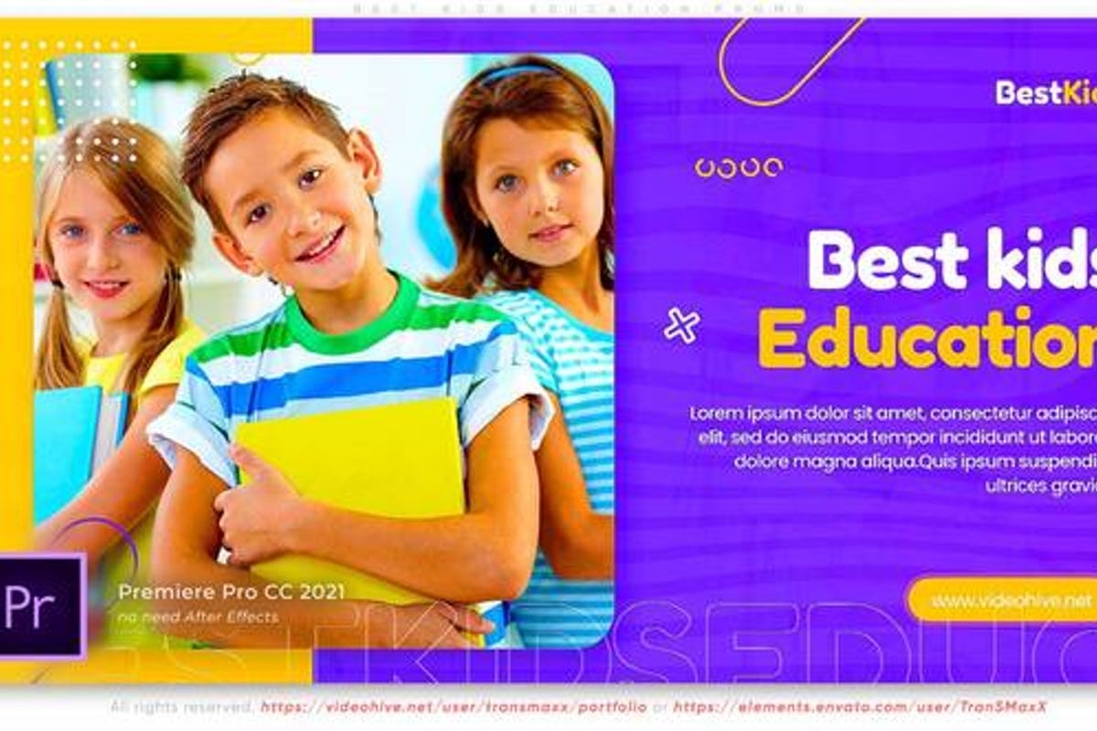Best Kids Education Promo For Premiere Pro
