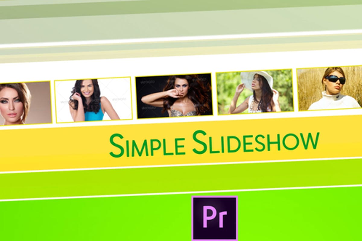 Simple Clean Slideshow - Premiere Pro