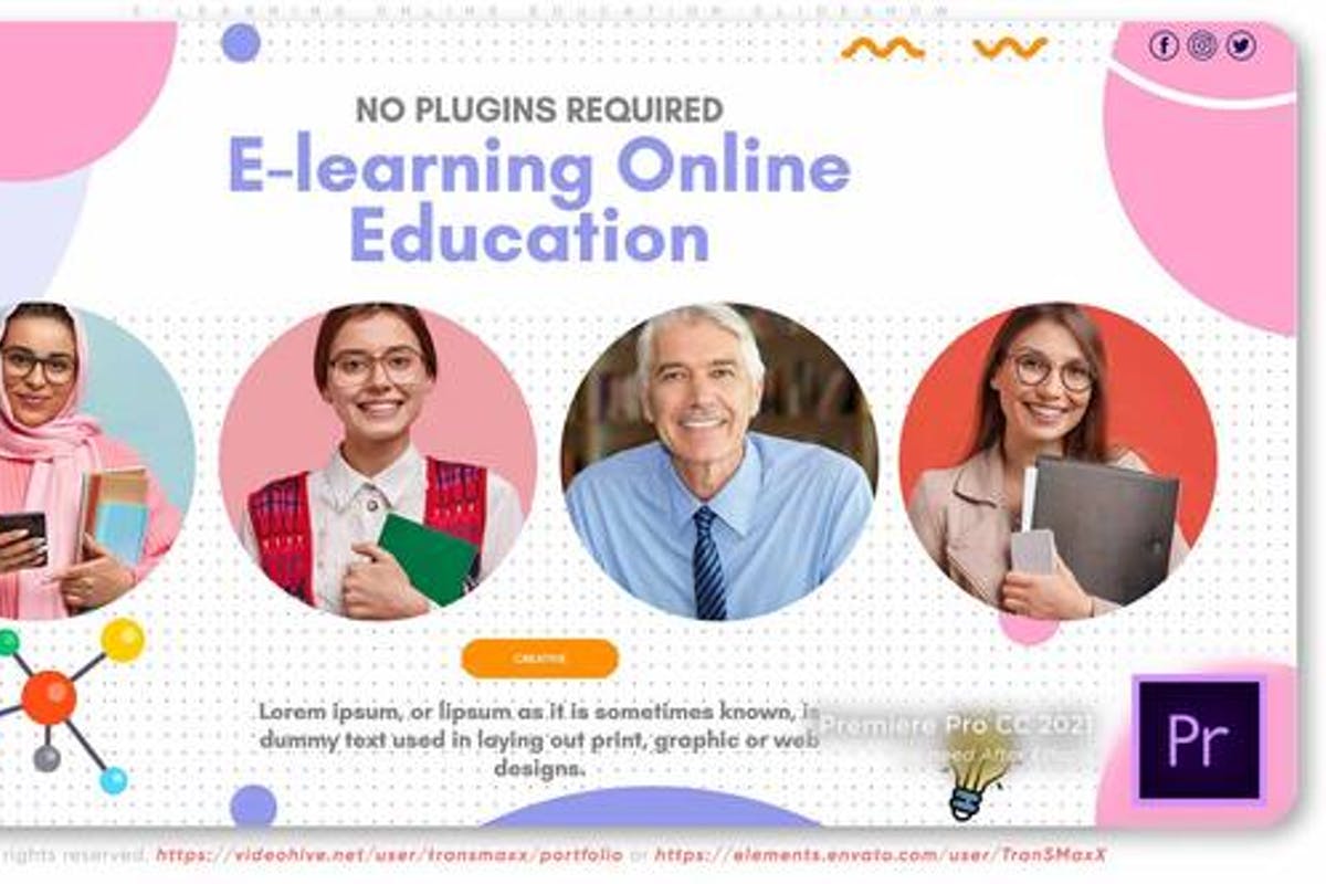 E-learning Online Education Slideshow
