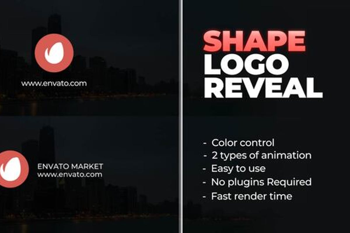 Shape Logo Reveal for Davinci Resolve