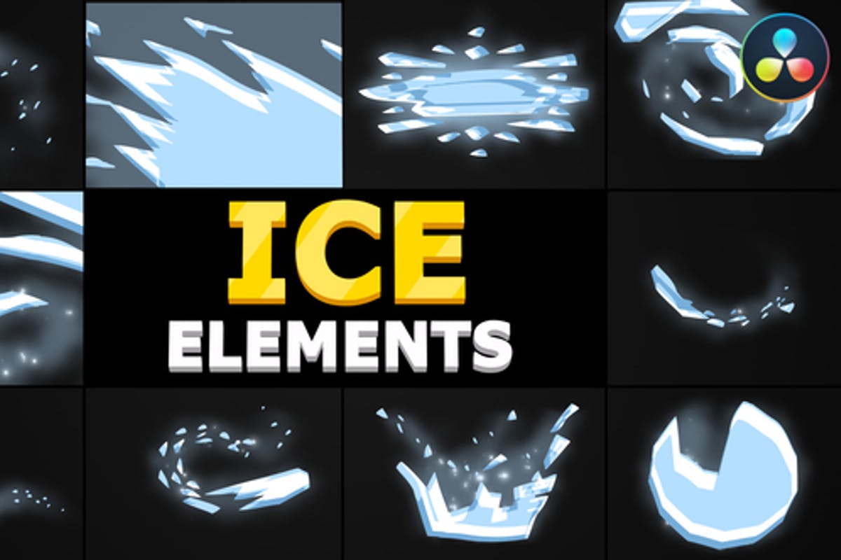 Ice Elements DaVinci Resolve