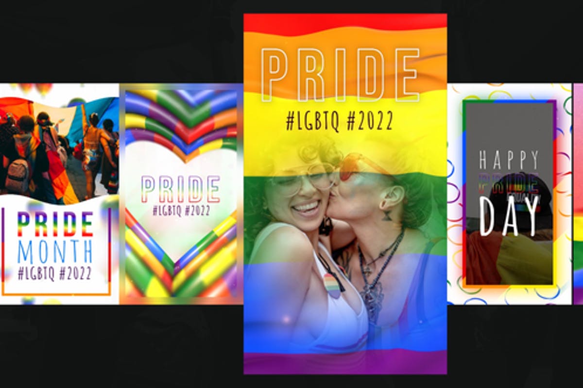 LGBTQ Instagram Stories Pack for DaVinci Resolve