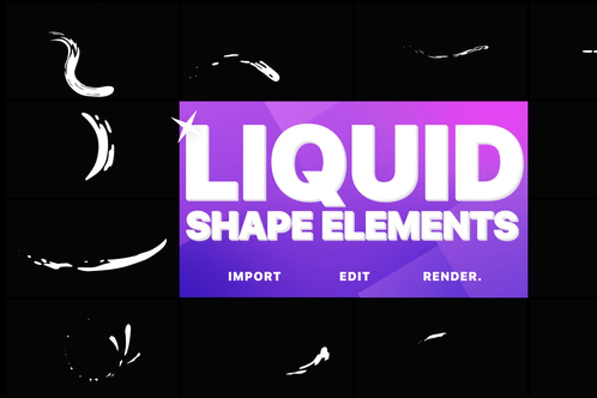 Liquid Shapes DaVinci Resolve