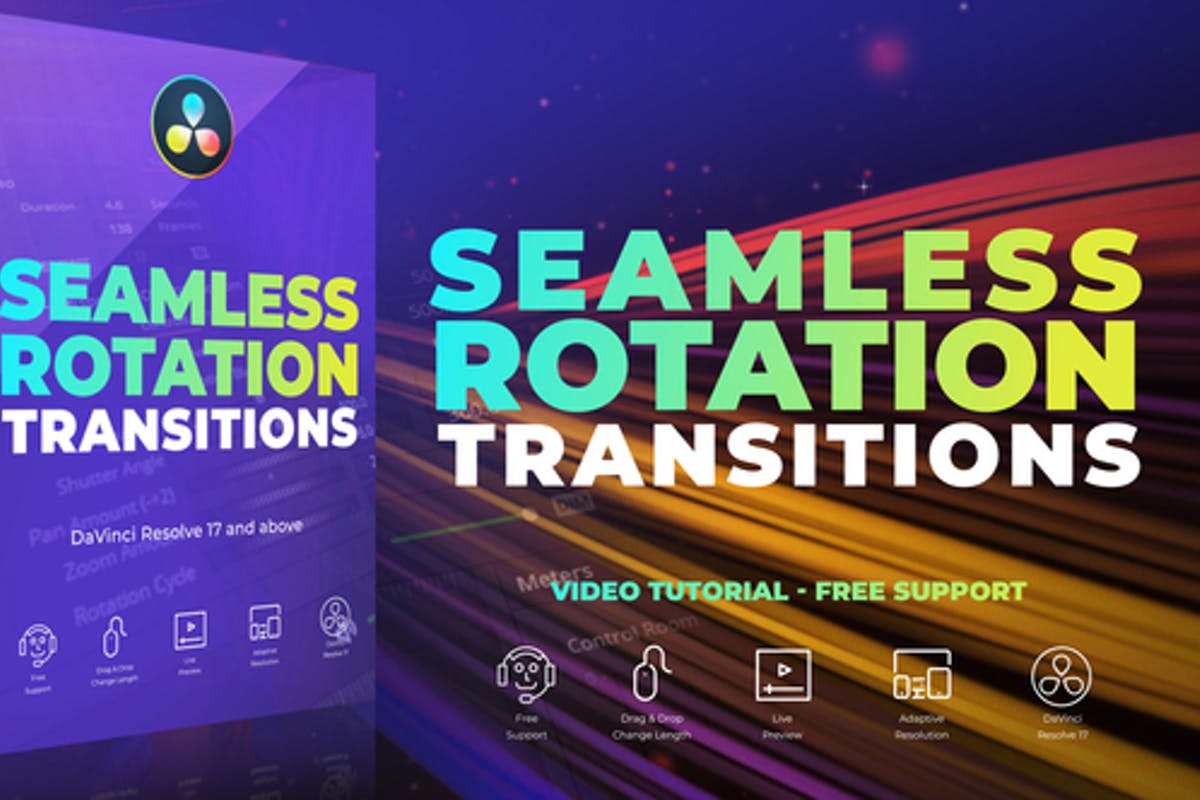 Seamless Rotation Transitions For DaVinci Resolve