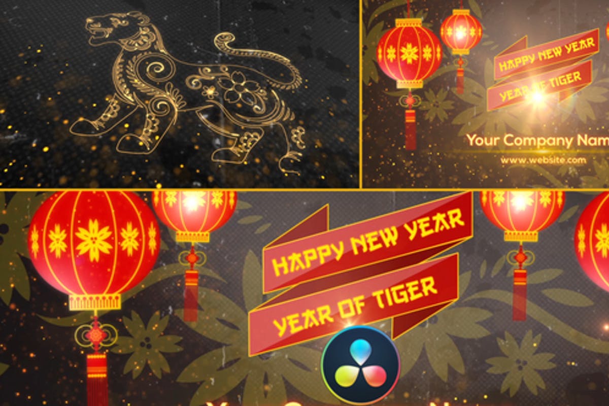 Chinese New Year Opener - DaVinci Resolve