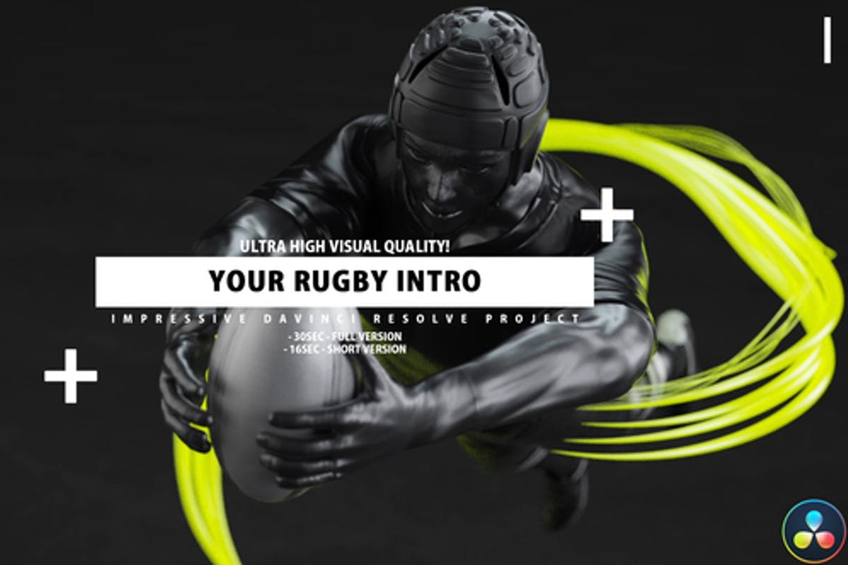 Your Rugby Intro - Rugby Opener DaVinci Resolve