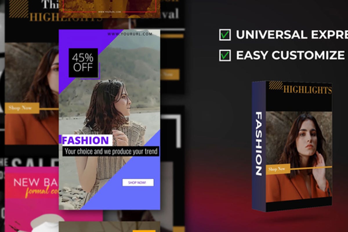 Fashion Instagram for After Effects