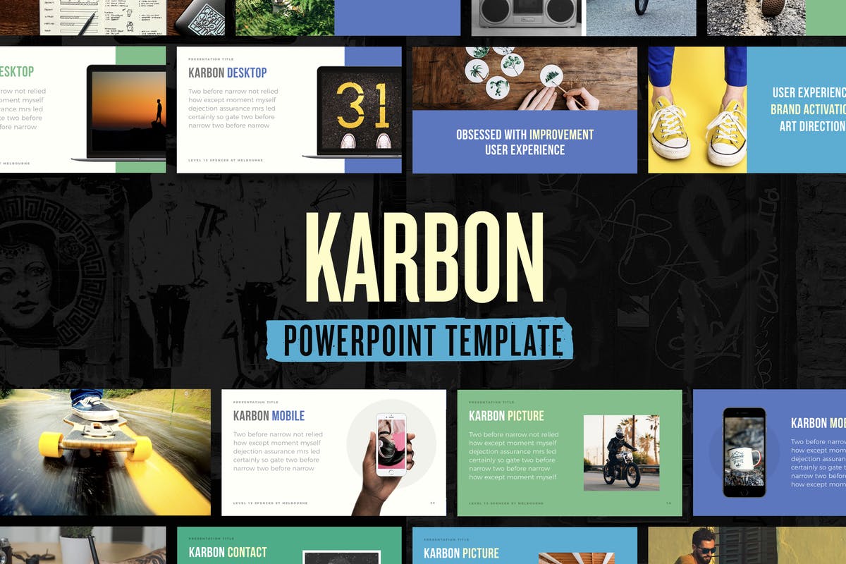 Karbon — Powerpoint Presentation Template
