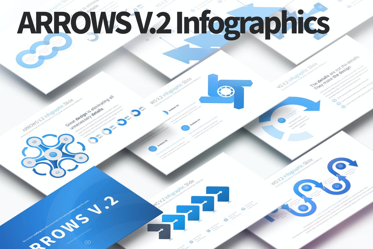 ARROWS V.2 - PowerPoint Infographics Slides