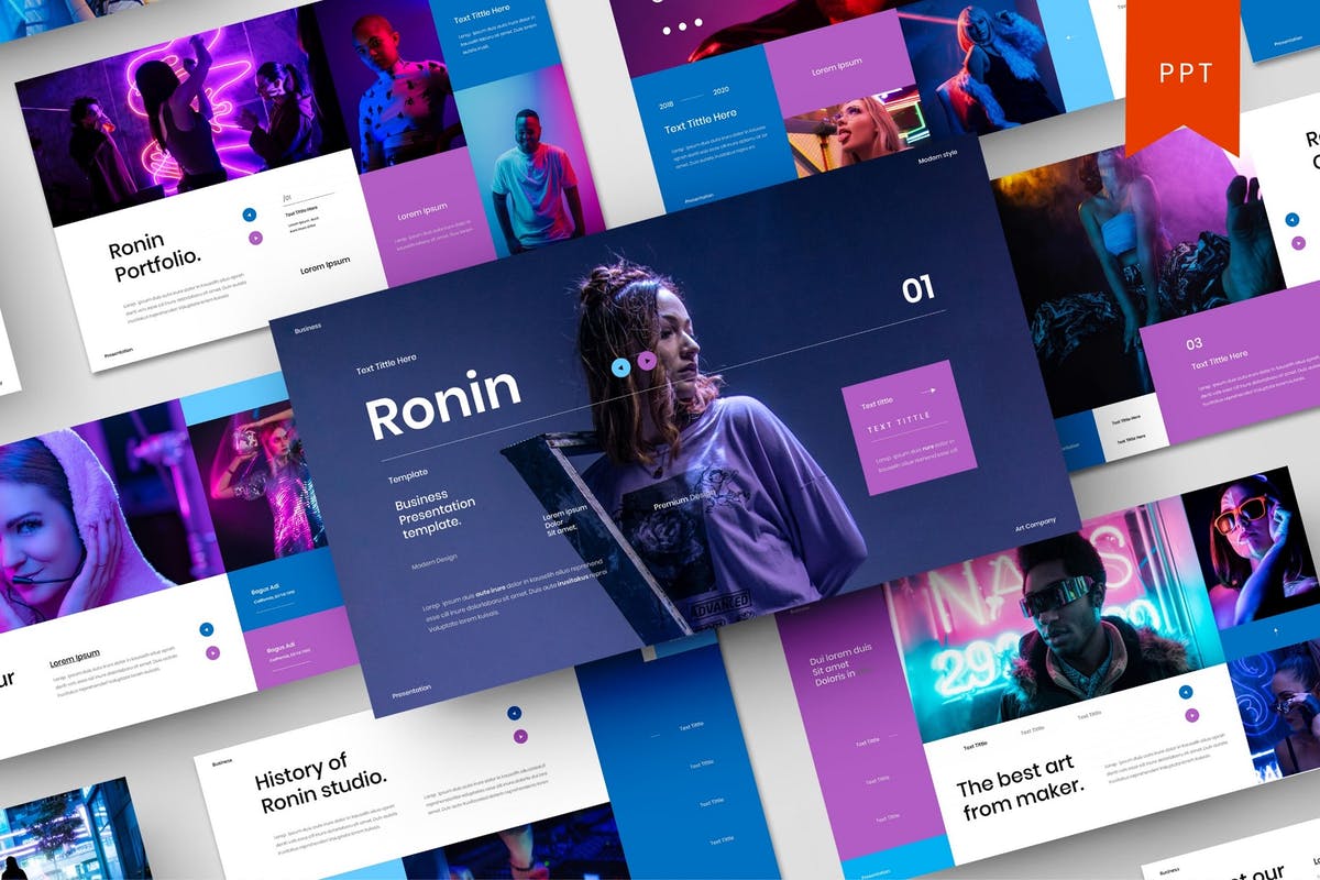 Ronin – Business PowerPoint Template