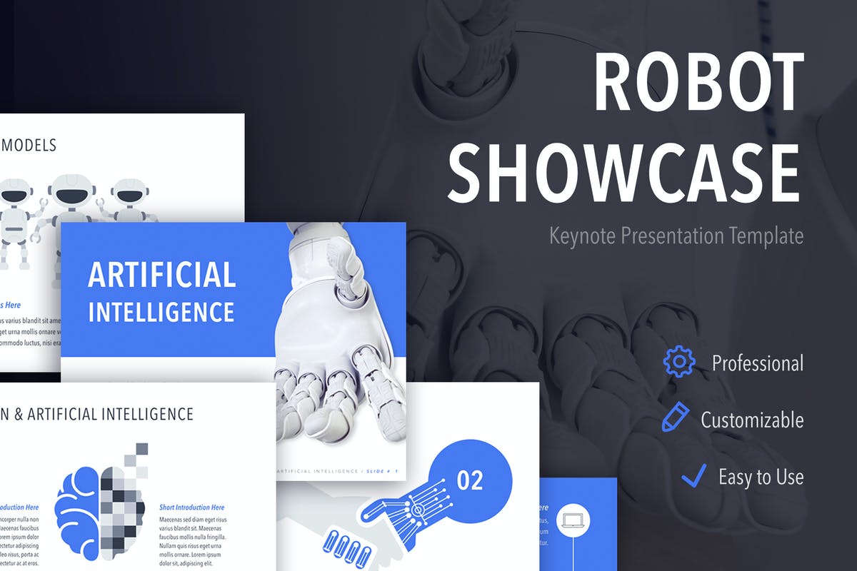 Robot Showcase Keynote Template