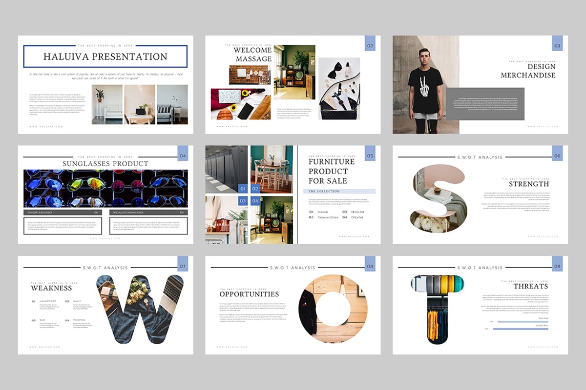 Haluiva : Pitch Deck Keynote Template