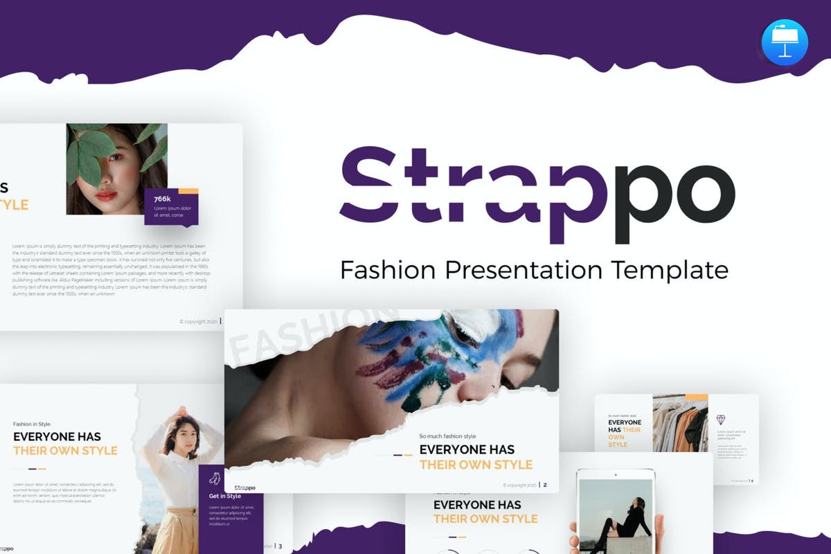 Strappo Fashion Keynote Template