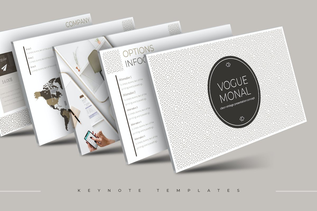 Vogue Monal - Keynote Template