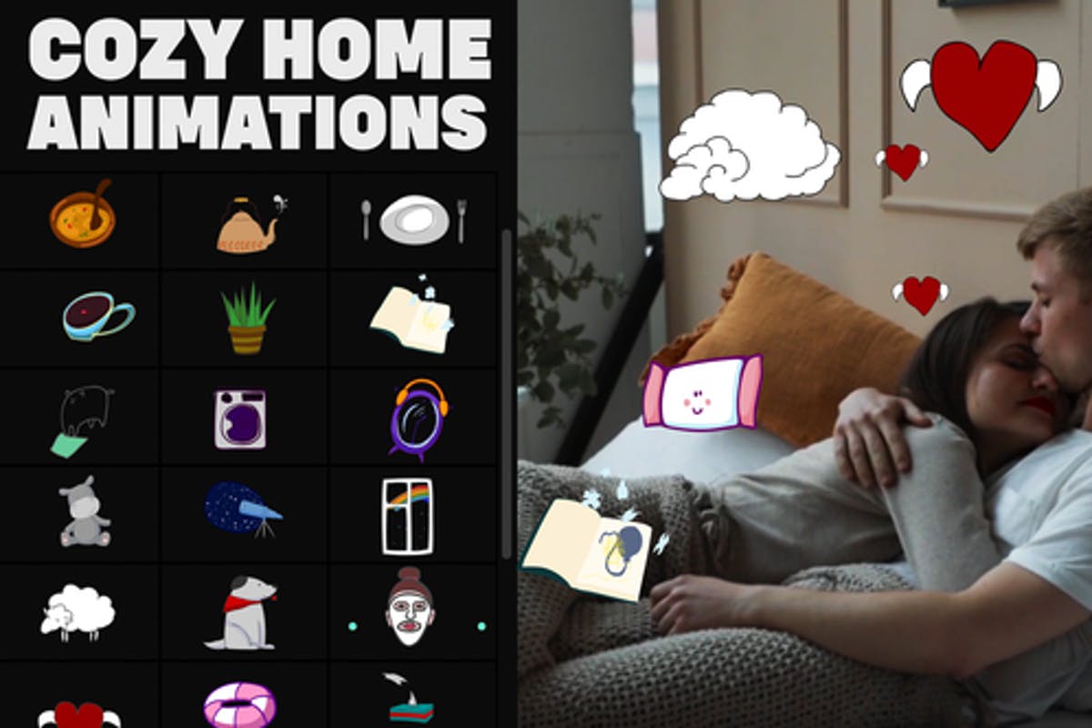 Cozy Home Stickers For Final Cut Pro