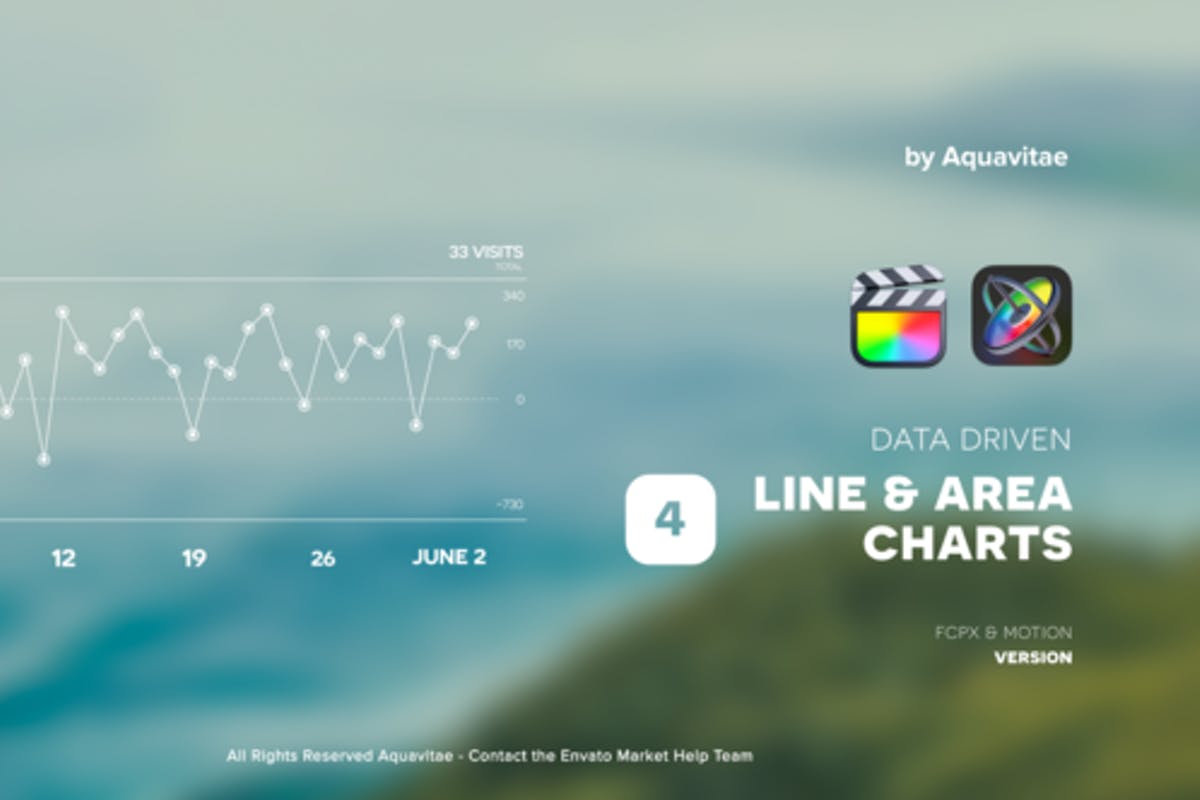 Simple Line & Area Charts for Final Cut Pro