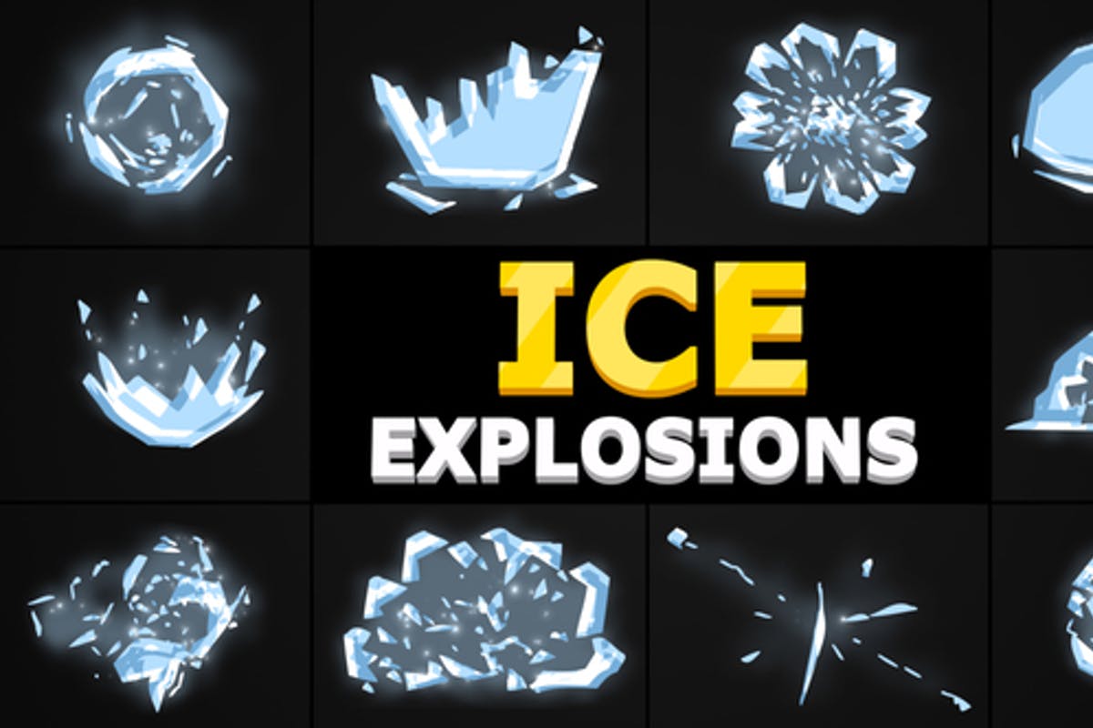 Ice Explosions For Final Cut Pro