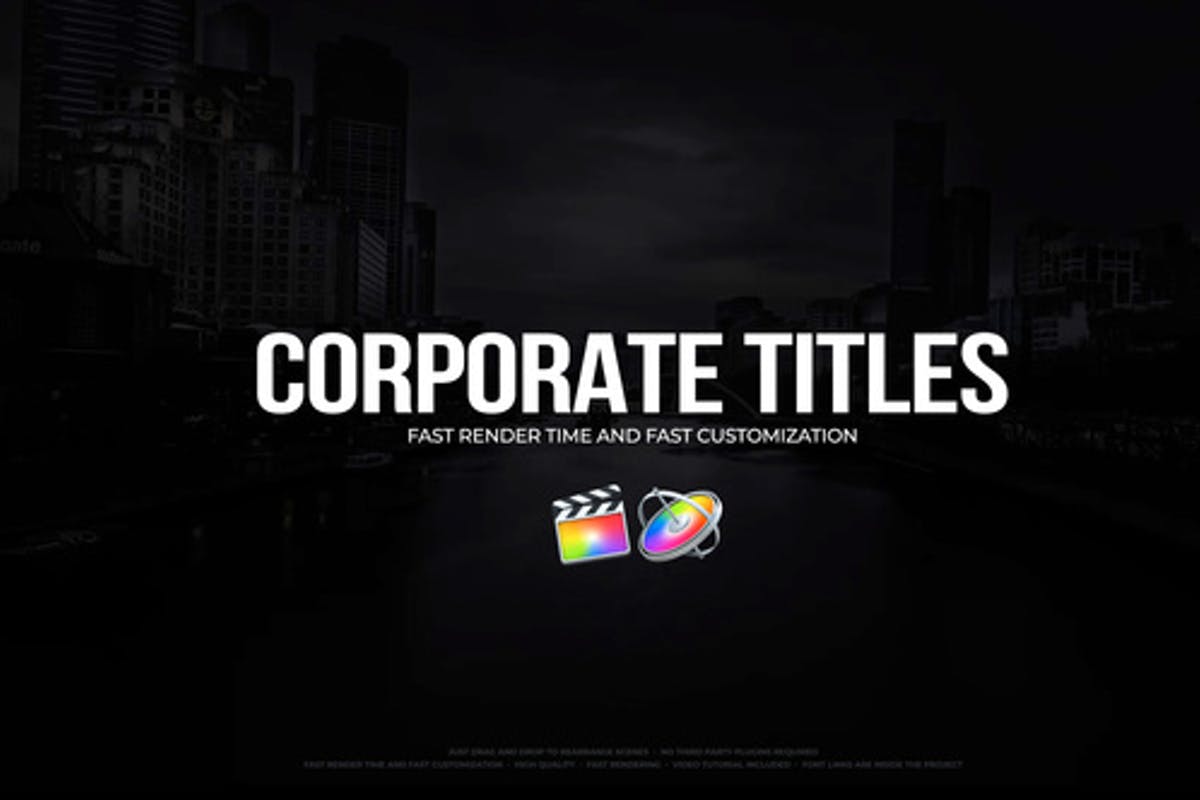 Corporate Titles for Final Cut Pro