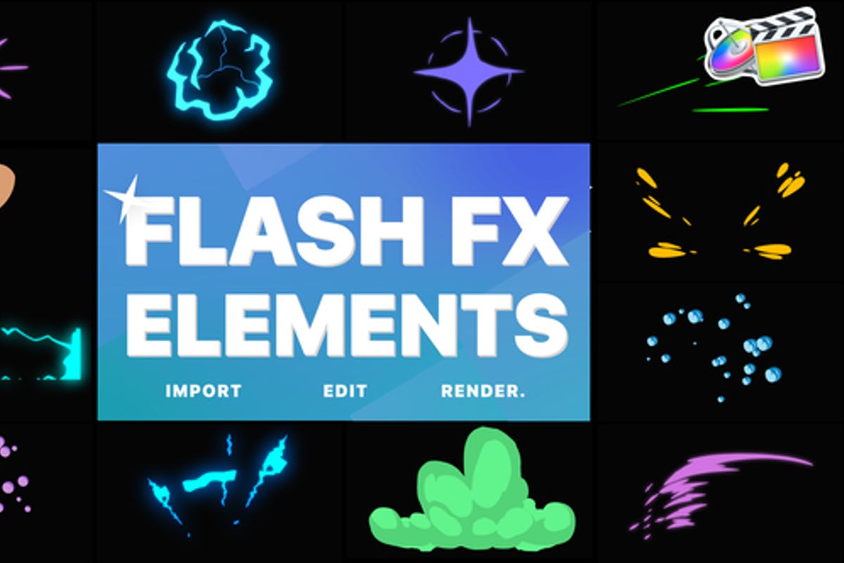 Flash FX Elements For Final Cut Pro