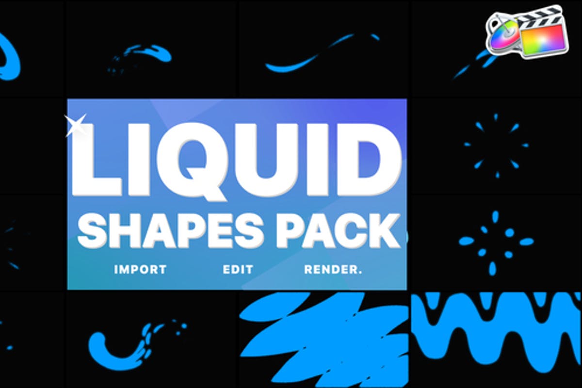 Liquid Shapes Pack For Final Cut Pro