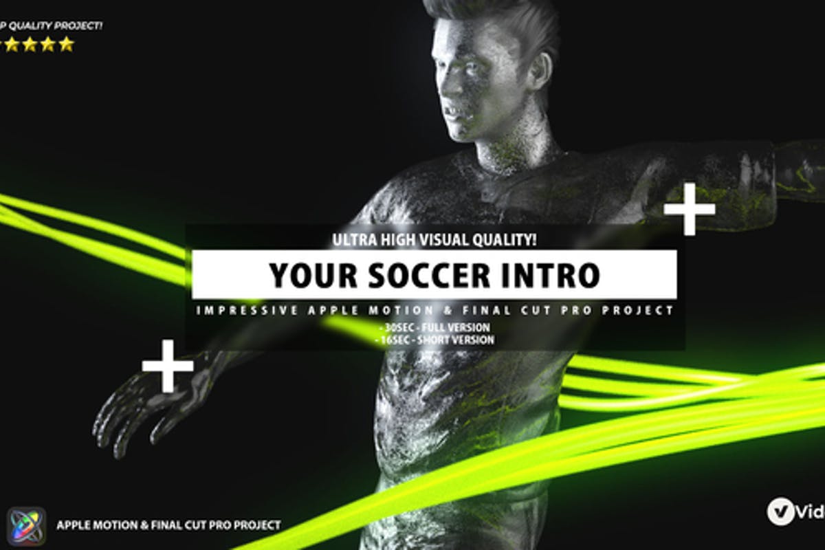 Your Soccer Intro - Soccer Promotion Apple Motion Template