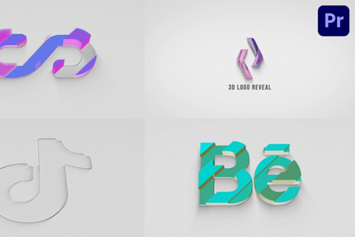 3D Logo Reveal for Premiere Pro