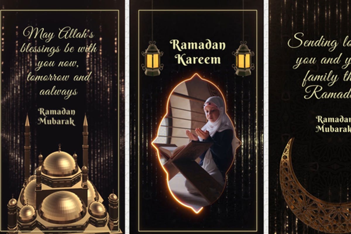 Ramadan Kareem Social Media Intro for Premiere Pro