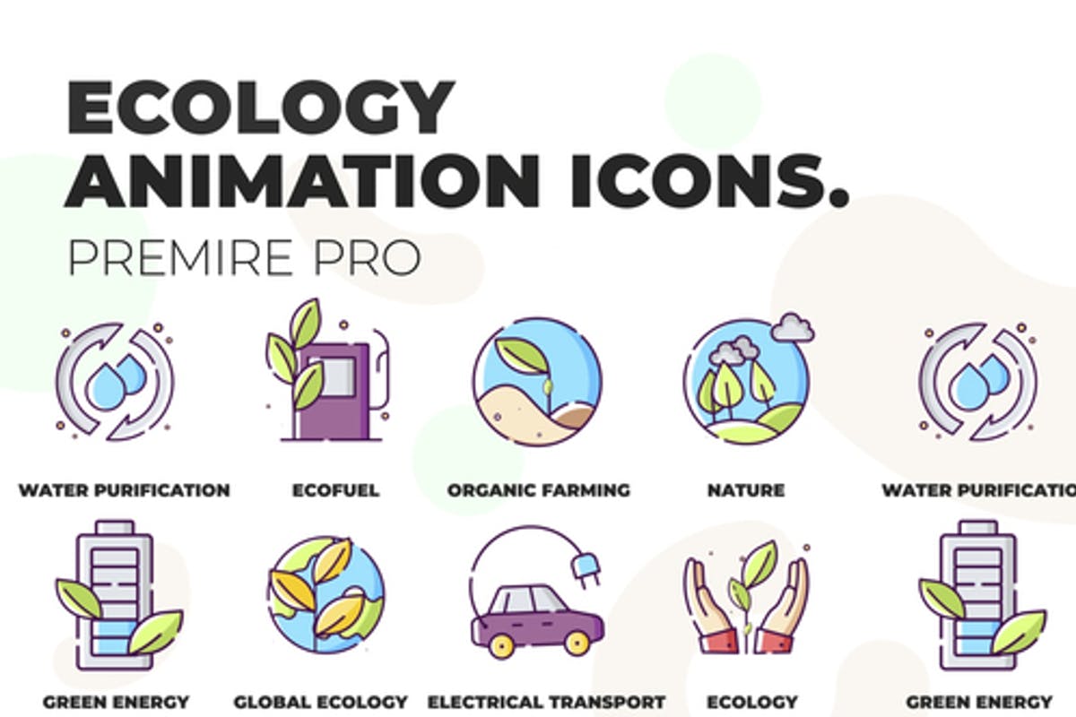 Ecology &amp; Environment - MOGRT  Icons
