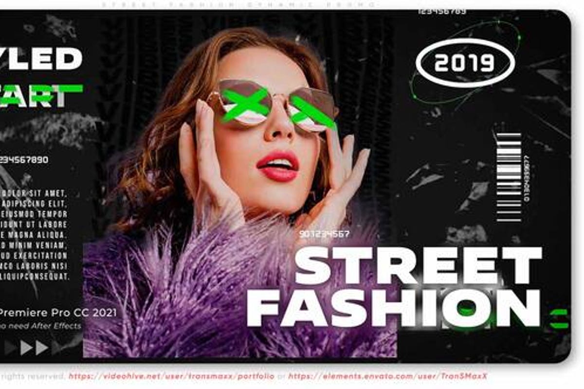 Street Fashion Dynamic Promo for Premiere Pro