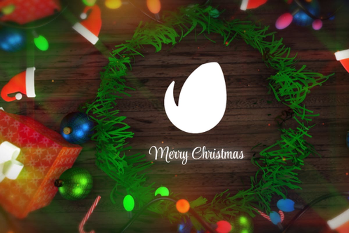 Christmas Vibe Logo Reveal for DaVinci Resolve