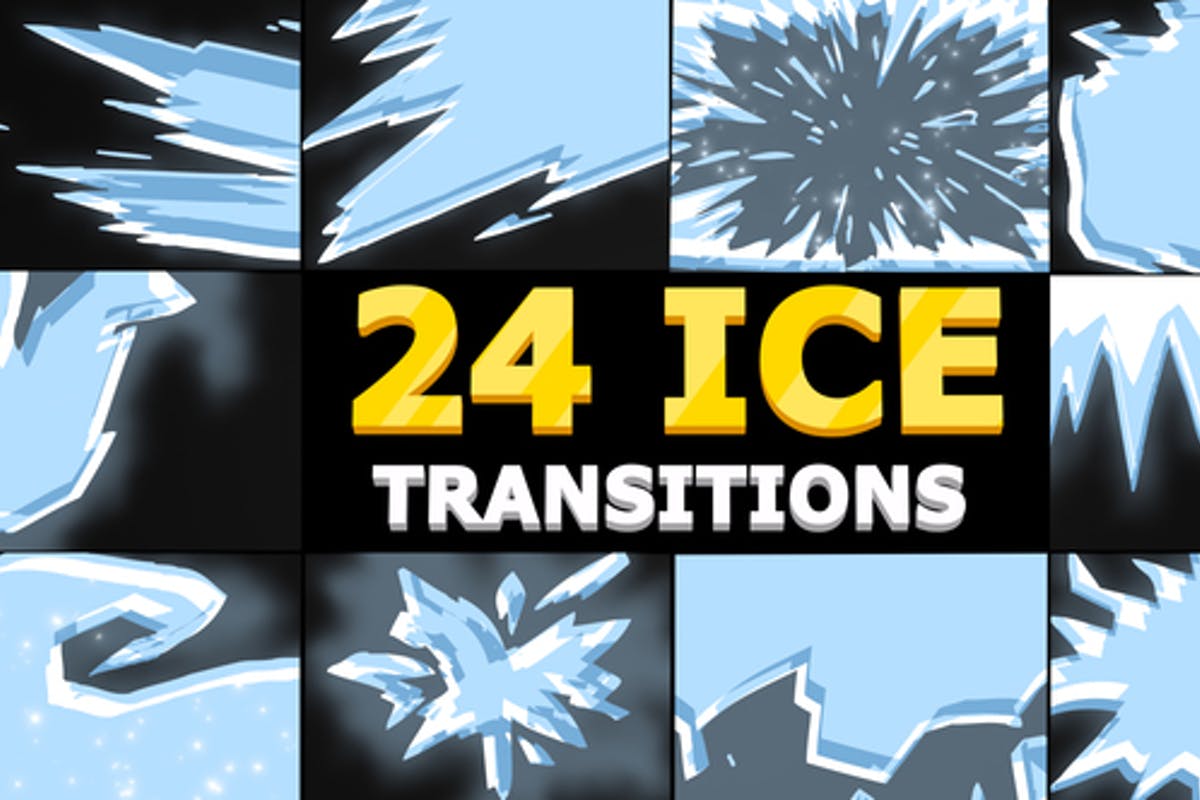 Ice Transitions DaVinci Resolve