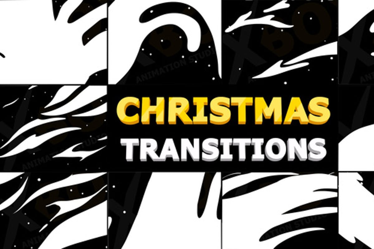 Christmas Winter Transitions DaVinci Resolve