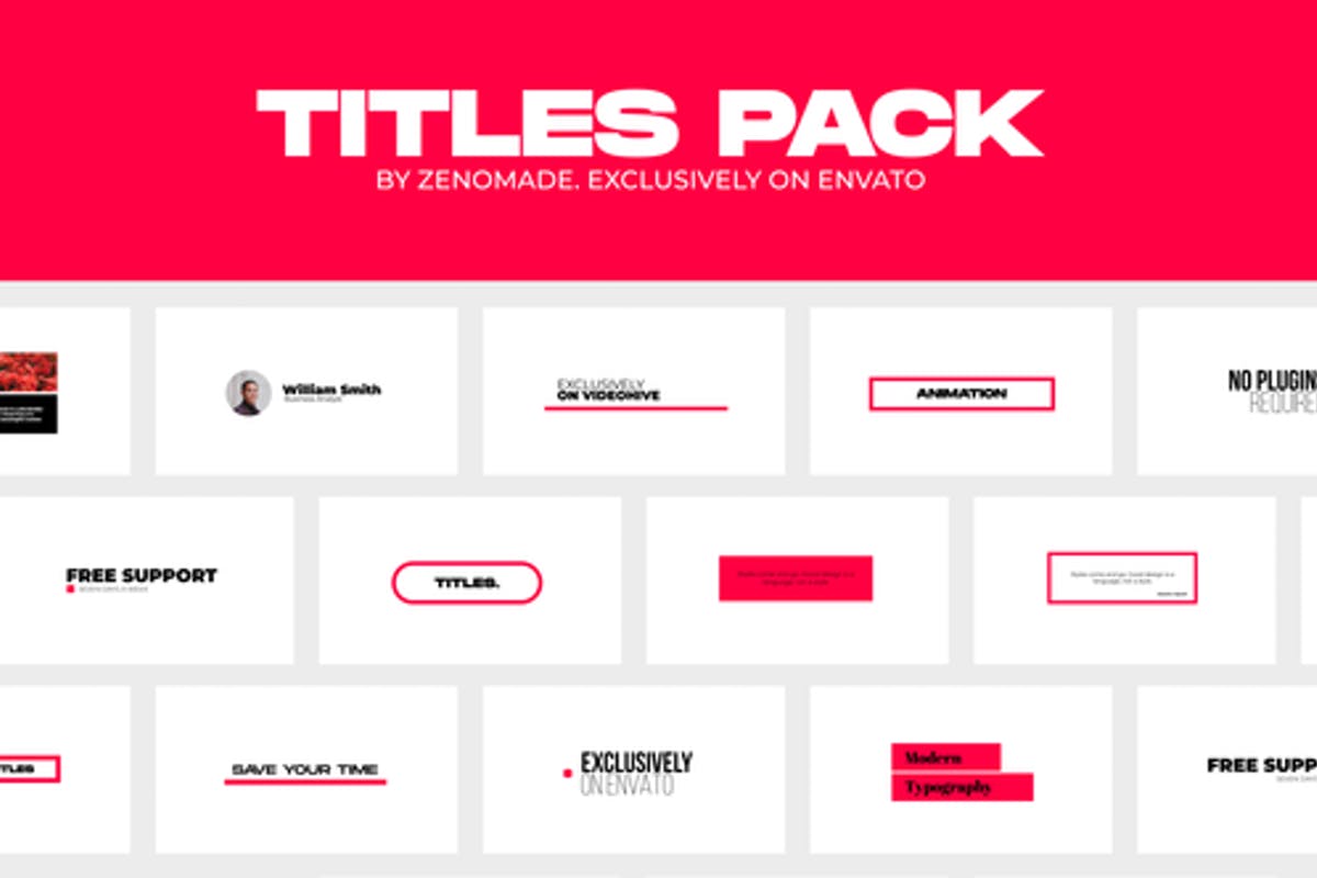 Titles Pack for Premiere Pro