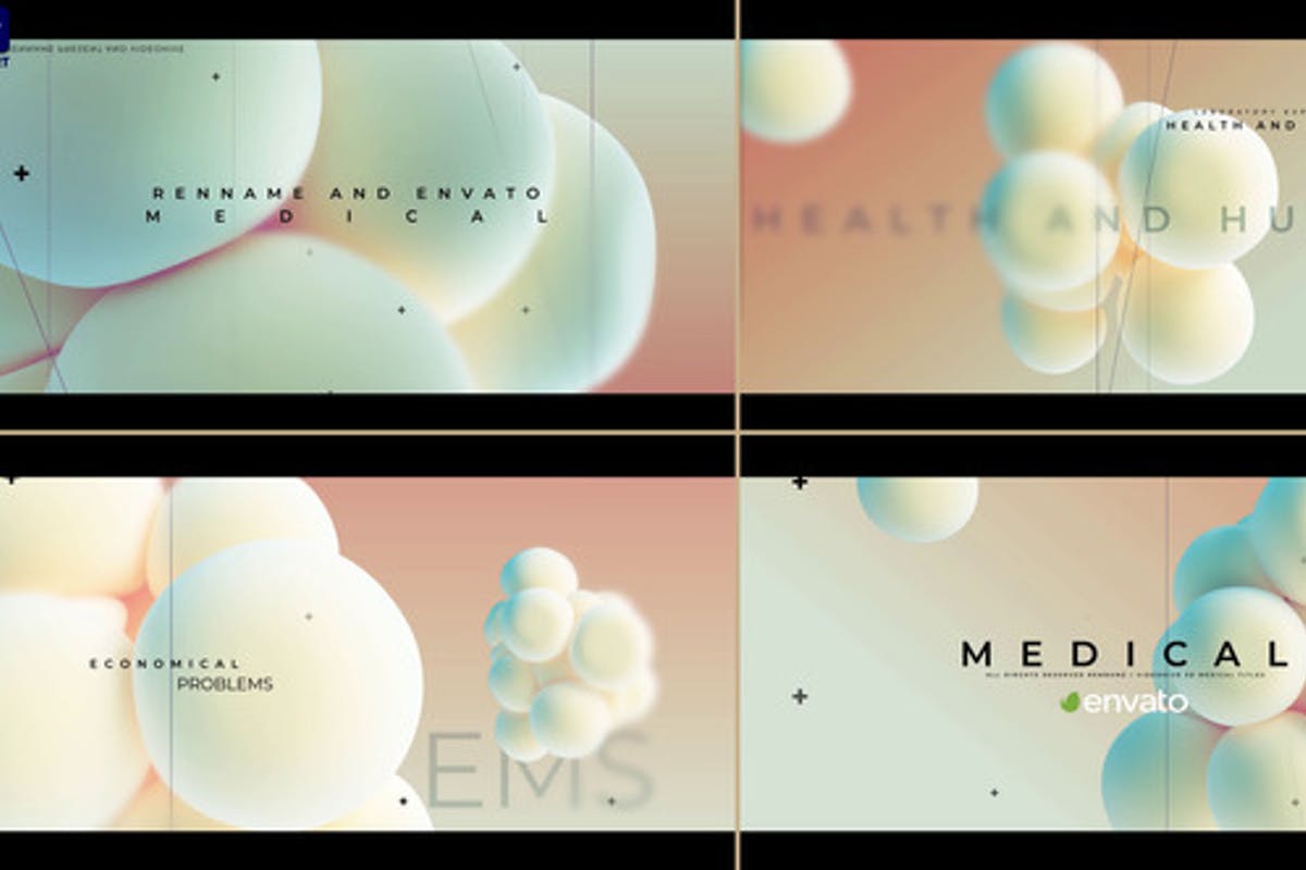 Medical 3d Titles for Premiere Pro
