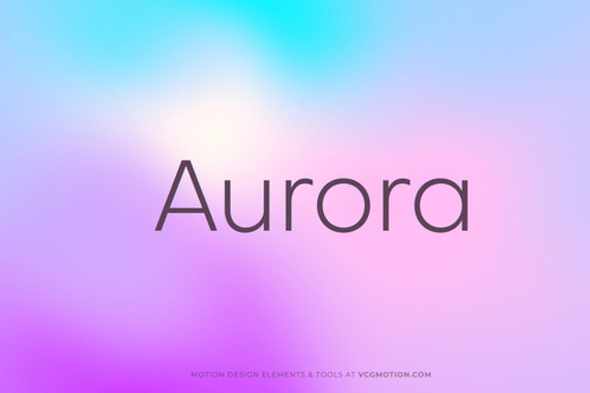 Gradients - Aurora for After Effects
