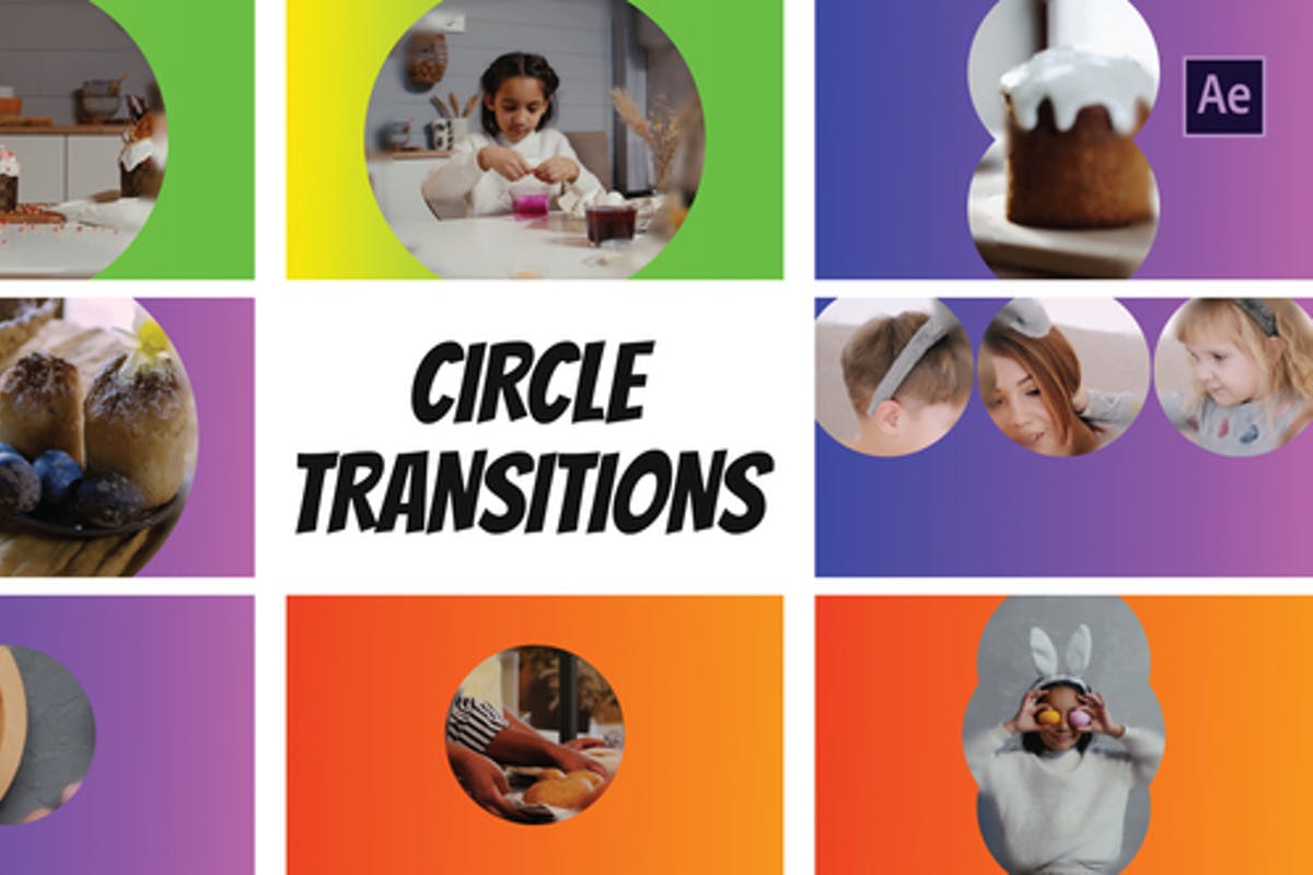 Circle Transitions After Effects