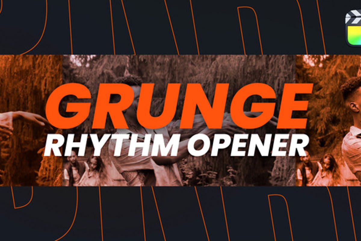 Grunge Rhythm Opener for Final Cut Pro